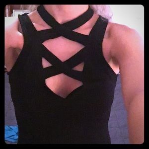 NEVER BEEN WORN sexy black body suit